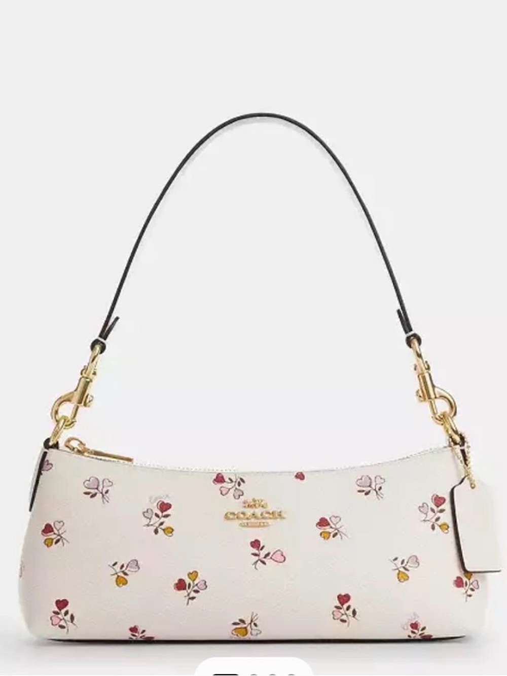 Coach Charlotte Shoulder Bag With Heart Print